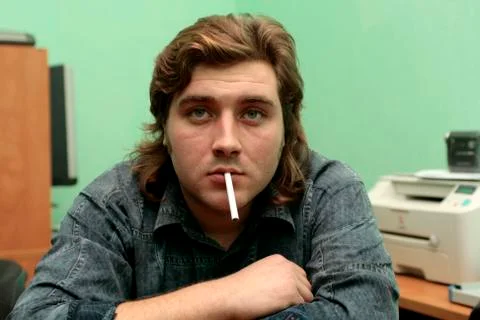 Young handsome guy Stock Photos