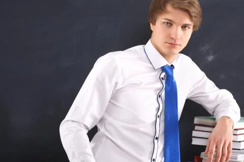 Young handsome student  Stock Photos