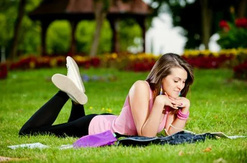 Young high school student Stock Photos
