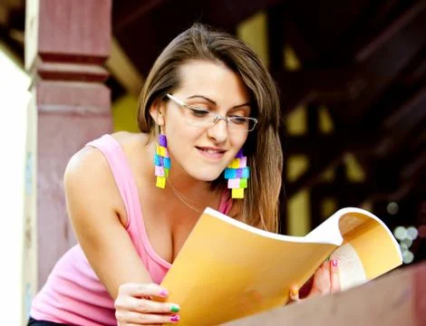 Young high school student Stock Photos