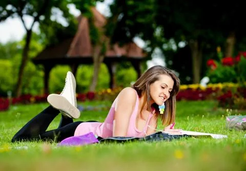 Young high school student Stock Photos