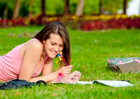 Young high school student Stock Photos