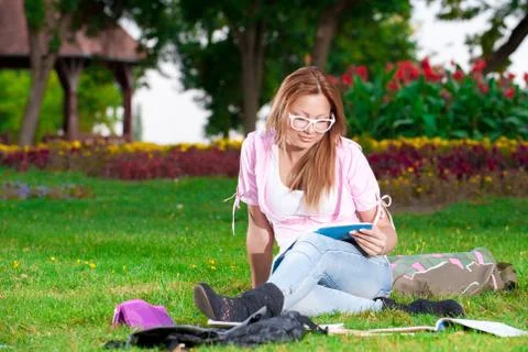 Young high school student Stock Photos