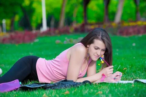 Young high school student Stock Photos
