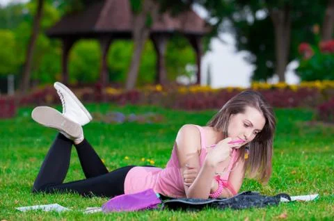 Young high school student Stock Photos