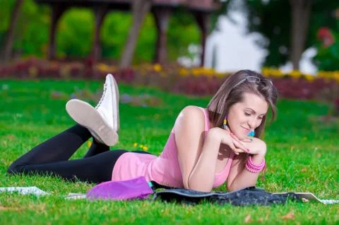 Young high school student Stock Photos