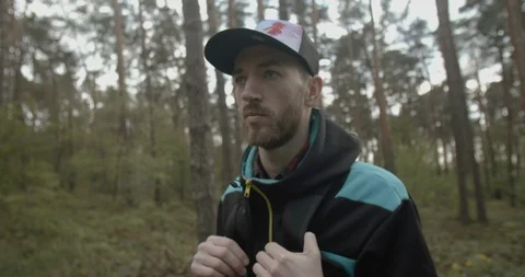 Young Hiking Man Stock-Footage 109110264