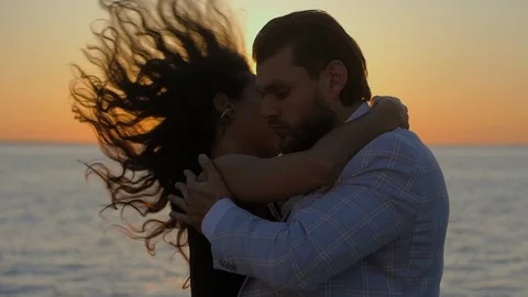 Young hispanic couple dancing elements from latin-american dance outdoors Video stock 90418638