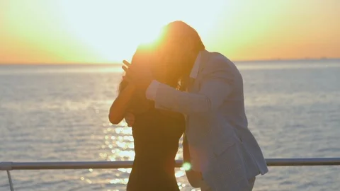 Young hispanic couple dancing elements from latin-american dance outdoors Stock Footage 90419900