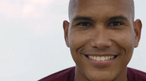 Young hispanic man smiling at camera Video stock 4885979