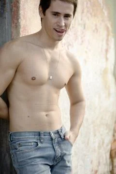 Young Hispanic Model Stock Photos