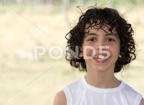Young hispanic or latin boy smiling Stock Photos