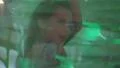 Young hot lady dancing for nigh club public, looking charming HD Footage