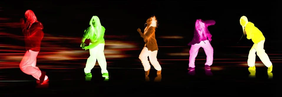 Young house dancer Stock Illustration
