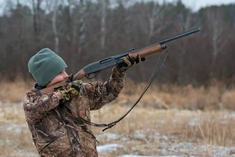 A young Hunter Stock Photos