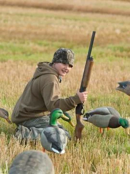Young Hunter Stock Photos