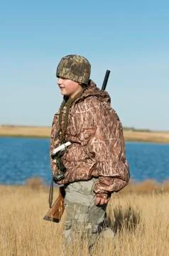 Young Hunter Stock Photos