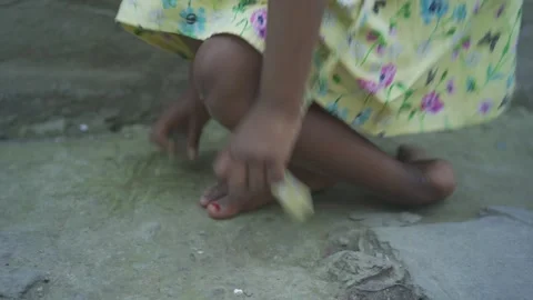 naked orphant girl Young Indian poor orphan girl stands up ... | Stock Video | Pond5
