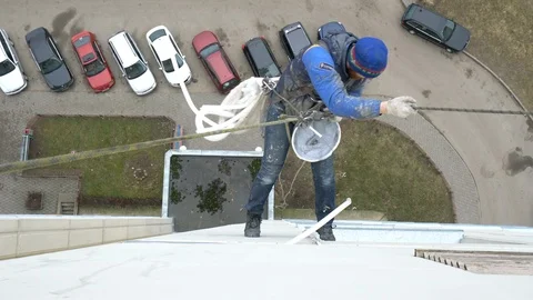 Young industrial climber Stock Footage 103238538