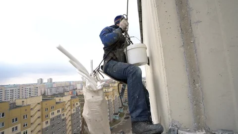 Young industrial climber Stock Footage 103239158