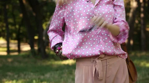Young Lady Cleans Glasses Stock Footage 8555526