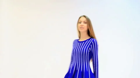 Young lady makes OKEY gesture Video stock 56182735