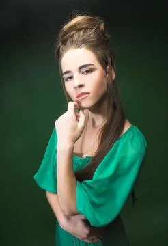 Young lady. Stock Photos