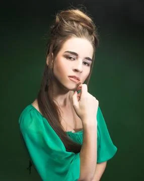 Young lady. Stock Photos