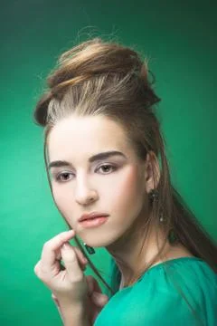 Young lady. Stock Photos