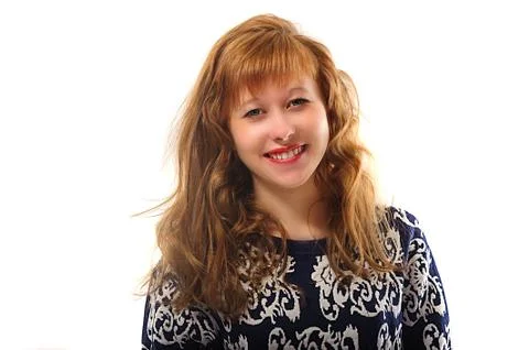 Young lady portrait in studio Stock Photos