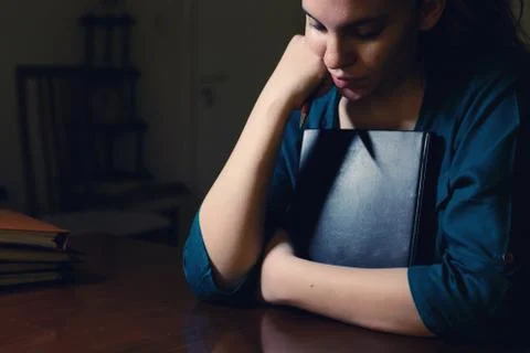 Young Lady Thinking Stock Photos