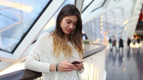Young lady waiting on sb Stock Footage 71144612