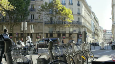 Young Lady working on her tablet while at a local cafe. Video stock 63022763