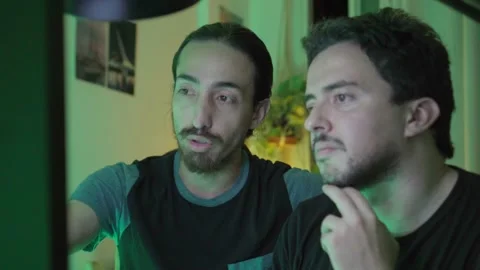 A young Latin classmate clarifying his colleague's doubts through an explan.. Stock Footage 237112270
