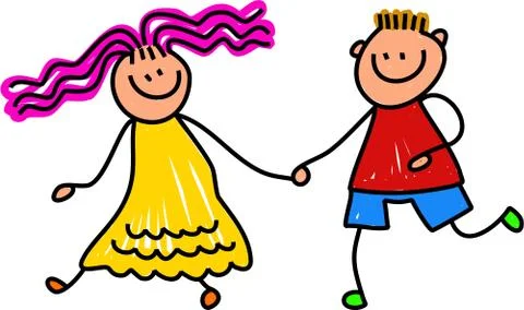 Young Love Stock-Illustration