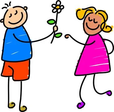 Young Love Stock-Illustration