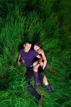 Young lovebirds Stock Photos