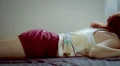 young lovers in the bed - kiss and passion - sex - kiss - tracking shot - dolly HD Footage