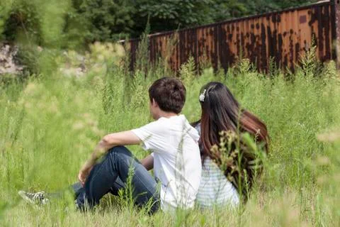 Young lovers Stock Photos