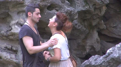 Young lovers, Young romantics,Couple,Embrace 스톡 동영상 25488232