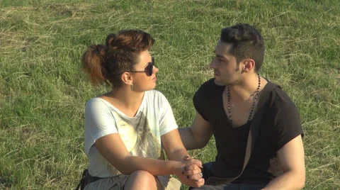Young lovers, Young romantics,Couple,Embrace Stock-Footage 25532603