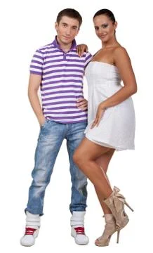 Young loving couple Stock Photos