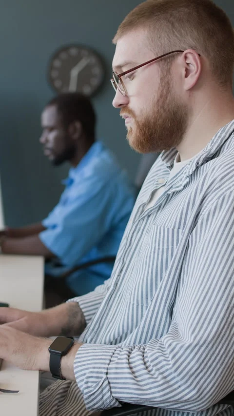 Young Male Programmers At Work Stock-Footage 283204249