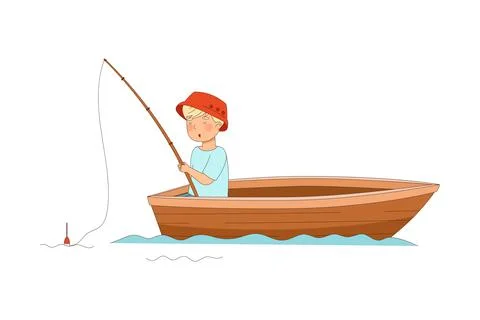 Fishing Boat Illustrations ~ Stock Fishing Boat Vectors