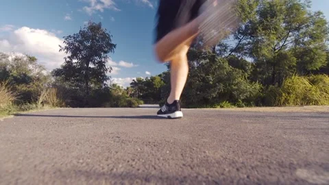 Young Man In Active Wear Running In A Park Away From The Camera Stock Footage 132235911