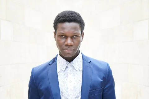 Young man of african descent Stock Photos