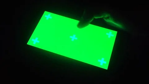 A young man and a green screen smartphone Stock Footage 82131252