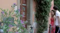 a young man and woman come home and kiss , love , passion HD Footage