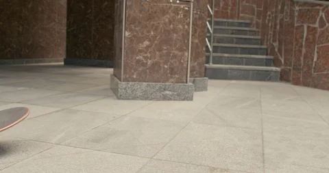 Young man arrived to study in university with an alternative and ecological way Stock Footage 90126976