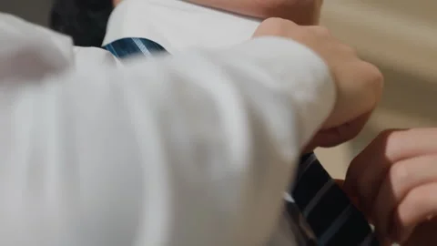 Young man of Asian descent getting ready for work presentation. Confident Asian Stock Footage 337234069